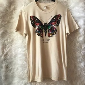 Blue doors canvas scoop tee